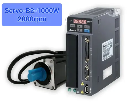سرو موتور و درایو دلتا B2 ترمزدار توان 1 کیلووات و 2000 دور