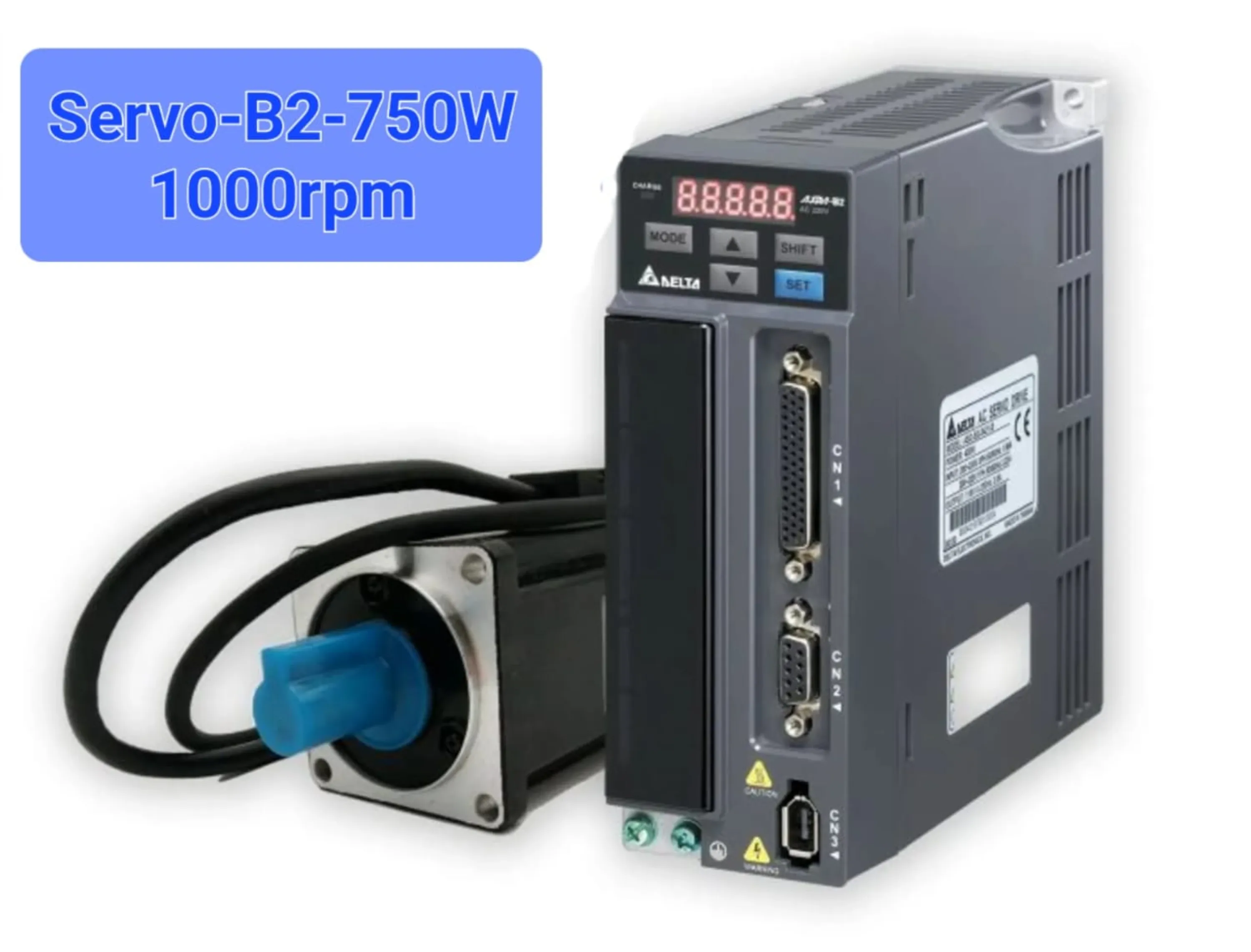 سرو موتور 750 وات 1000 دور دلتا B2 فاقد ترمز