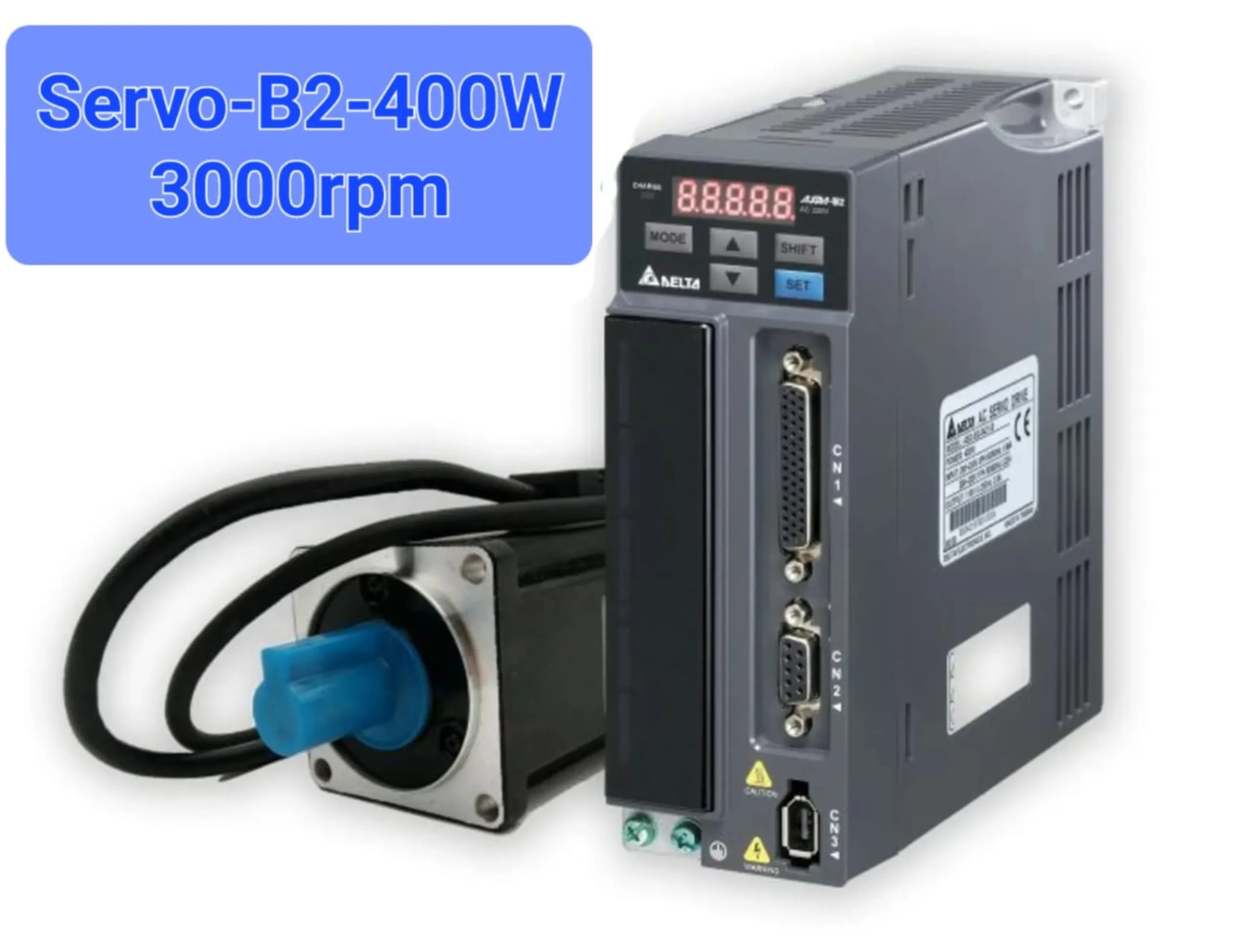 سرو موتور 400 وات 3000 دور دلتا B2 فاقد ترمز