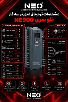 مشخصات ترمینال اینورتر نئو سه فاز NE900